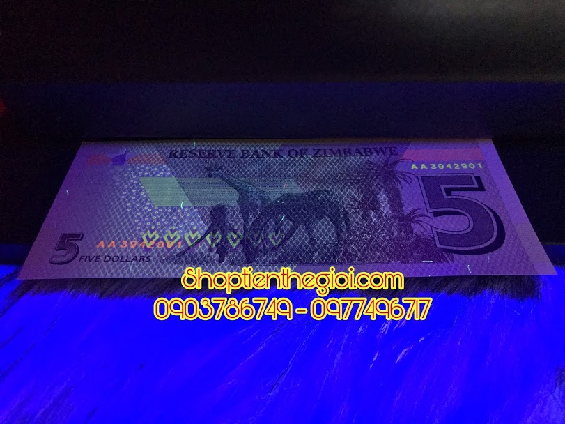 Zimbabwe 5 Dollars 2019 UNC